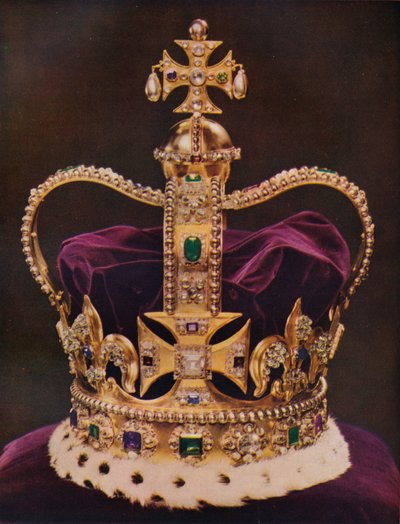 İngiltere Tacı, St Edwards Tacı, c1937 by Unbekannt