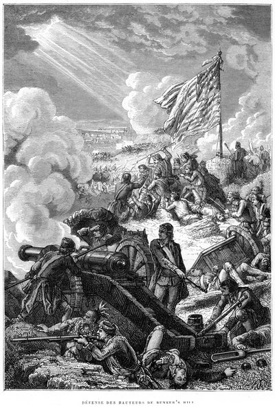 Bunker Hill Savunması, 1775 by Unbekannt