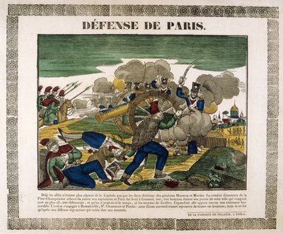 Paris Savunması, 1814, 19. yüzyıl by Unbekannt