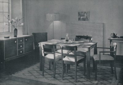 Yemek Odası - Ceviz ve çınar mobilya, 1942. by Unbekannt
