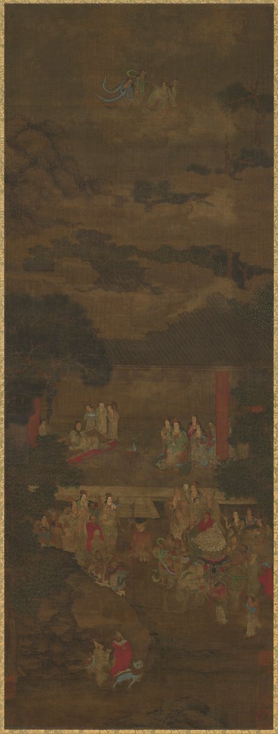 Vimalakirti ve Manjusri Söylemi, 16-17. yüzyıl. by Unbekannt