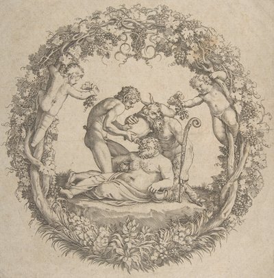 Sarhoş Silenus, 1560-1609. by Unbekannt
