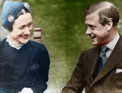 Windsor Dükü ve Düşesi Bayan Simpson, Chateau de Cande, Fransa, 1937 by Unbekannt