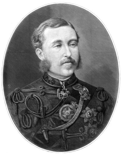 Connaught Dükü, İngiliz askeri, 1875 by Unbekannt