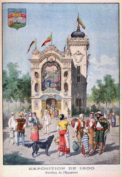 1900 Evrensel Sergisinde Ekvador pavyonu, Paris, 1900 by Unbekannt
