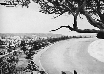 Esplanade, Manly Sahili, 1900. by Unbekannt