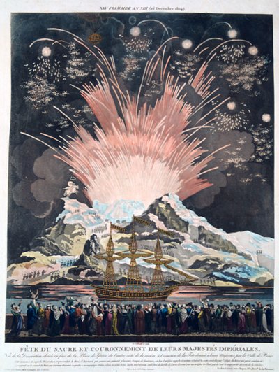 Taç Giyme Şenlikleri, Paris, 2 Aralık 1804, 19. yüzyıl by Unbekannt