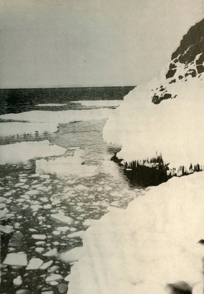 İlk İniş Yeri, Körfezdeki Buzların Kırıldığını ve Kuzeye Sürüklendiğini Gösteriyor, 1908, 1909 by Unbekannt