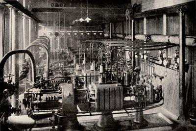 First Parsons Turbo-Elektrik Üretim İstasyonu, c1916 by Unbekannt