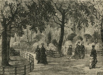 Çiçek Yürüyüşleri, Kensington Bahçeleri, c1876. by Unbekannt