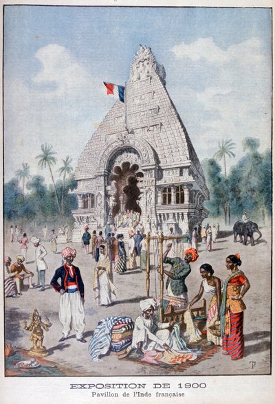 1900 Evrensel Sergisinde Fransız Hindistan pavyonu, Paris, 1900 by Unbekannt