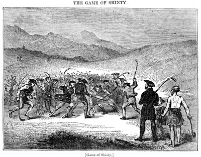 Shinty Oyunu, 18. veya 19. yüzyıl by Unbekannt
