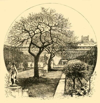 Palais Royal Bahçeleri, Paris, 1890. by Unbekannt
