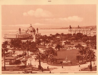 Kumarhaneden görülen Bahçeler, Nice, 1930. by Unbekannt