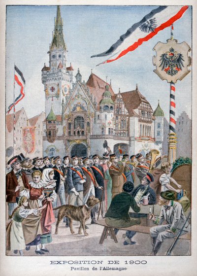 1900 Evrensel Sergisindeki Alman pavyonu, Paris, 1900 by Unbekannt