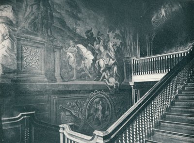 Büyük Merdiven, Thornhills Duvar Resimlerini Gösteriyor, Stoke Edith, c1909 by Unbekannt