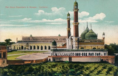 Büyük Embambara ve Camii. Lucknow, c1900. by Unbekannt