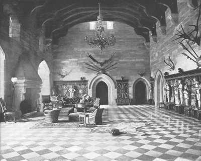 Büyük Salon, Warwick Kalesi, Warwickshire, 1894. by Unbekannt