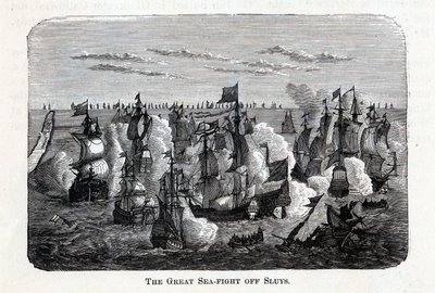 Büyük Deniz Savaşı Sluys, 1882 by Unbekannt