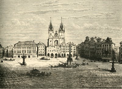 Büyük Meydan, Prag, 1890. by Unbekannt