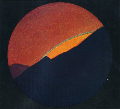 Gün Batımında Yeşil Parlama, Atmosfer Tarafından Kırılan En Nadir Prizmatik Renk, c1935 by Unbekannt