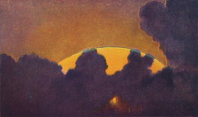 Gün Batımında Yeşil Parlama, Atmosfer Tarafından Kırılan En Nadir Prizmatik Renk, c1935 by Unbekannt