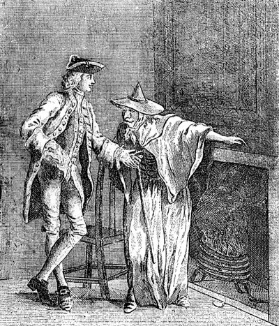 Çingene, Büyük Britanya Baş Müfettişi ile sohbet ediyor, c1753 by Unbekannt