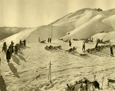 Hafelekarbahn telesiyeji, Innsbruck, Tirol, Avusturya, c1935. by Unbekannt