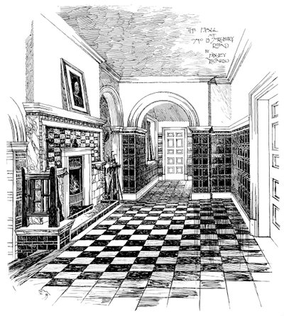 Salon, 15, Melbury Yolu, 1899 by Unbekannt