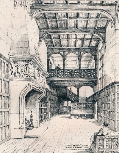 Kuzey Mymms Salonu, Herts, 1898 by Unbekannt
