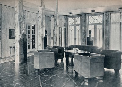 Stoclet Sarayı Salonu, Brüksel, Belçika, c1914 by Unbekannt