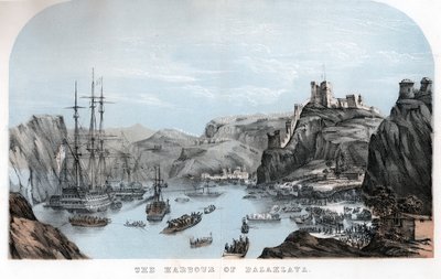 Balaklava Limanı, Kırım Savaşı, c1854 c1860 by Unbekannt