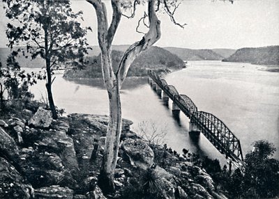 Hawkesbury Nehri ve Köprüsü, c1900. by Unbekannt