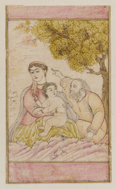 Avrupa tasarımından sonra Kutsal Aile, 17. yüzyıl. by Unbekannt
