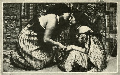 Hongi, Bir Maori Tebrik, c1948. by Unbekannt