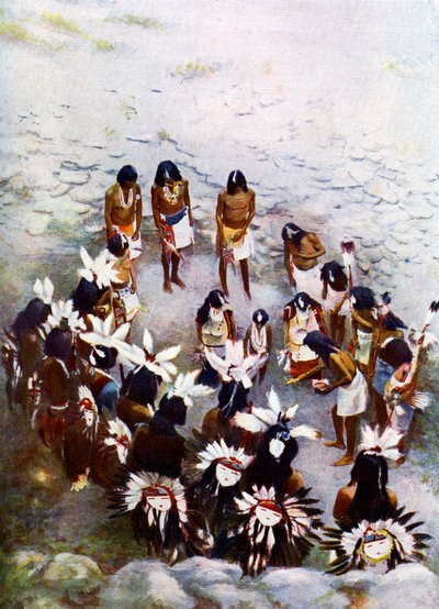 Hopi flüt töreni by Unbekannt