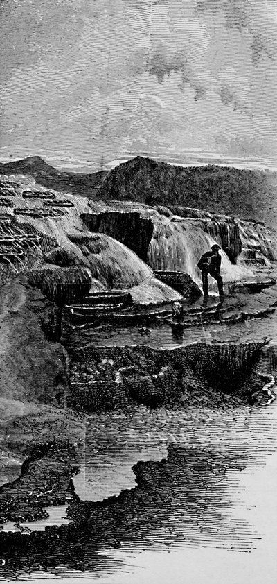 Gardiners Nehri yakınlarındaki Kaplıcalar, 1883 by Unbekannt