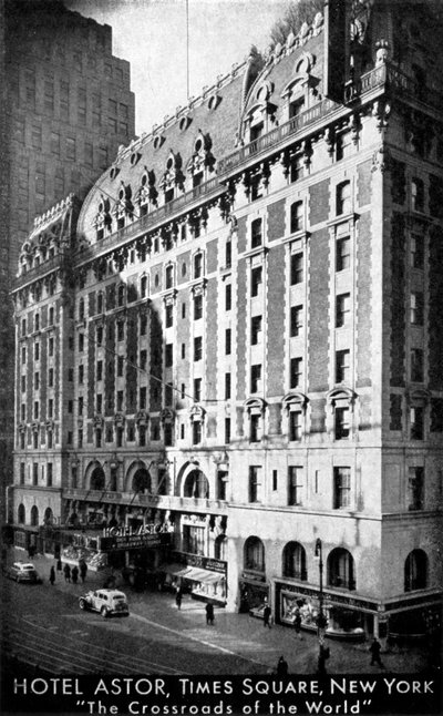 Otel Astor, Times Meydanı, New York, 1930'lar by Unbekannt