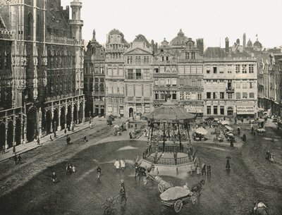 Hotel de Ville, Brüksel, Belçika, 1895. by Unbekannt