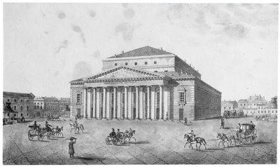 İmparatorluk Bolşoy Kamenny Tiyatrosu, St Petersburg, Rusya, 1820
