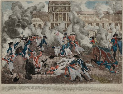 10 Ağustos 1792, 1792 Ayaklanması. by Unbekannt