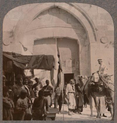 Jaffa Kapısı kapatıldı, Needles Eye, Kudüs, c1900