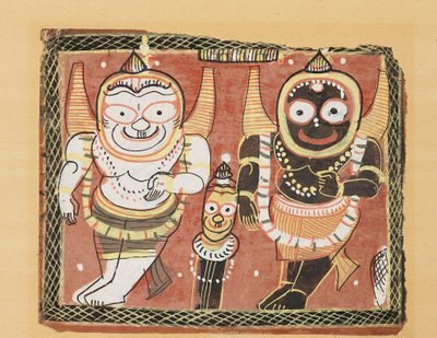 Jagannatha Üçlüsü, 19. yüzyıl by Unbekannt