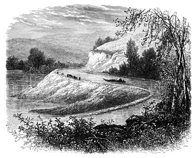 James Nehri ve Richmond yakınlarındaki kırsal, Virginia, ABD, 19. yüzyıl by Unbekannt