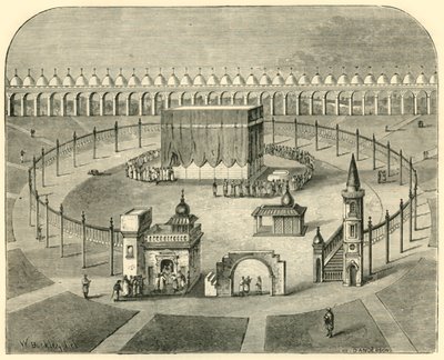 Kabe, Mekke, 1890. by Unbekannt