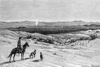 Kızıl-Kum Çölü, Dussibal Wells, Asya, 1895 by Unbekannt