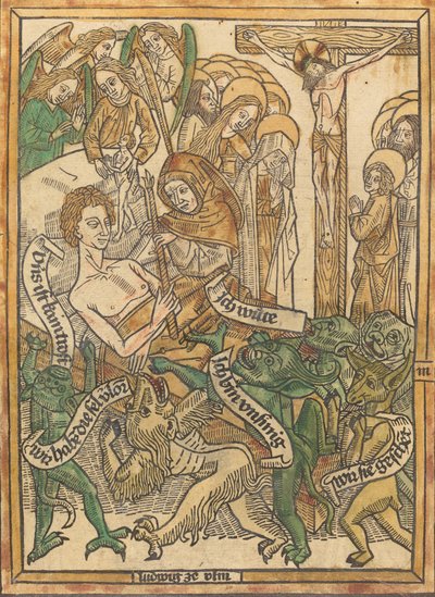 Ölen Adamın Son Acısı, c. 14701475. by Unbekannt