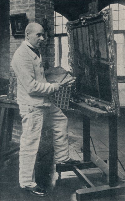 Stüdyosunda Geç Gaston La Touche, c1913. by Unbekannt