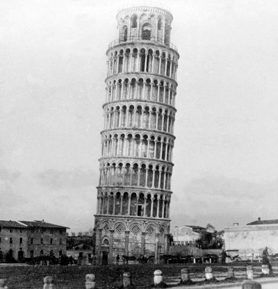 Eğik Pisa Kulesi, İtalya, 1892 by Unbekannt