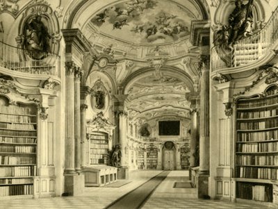 Kütüphane, Admont Manastırı, Avusturya, c1935. by Unbekannt